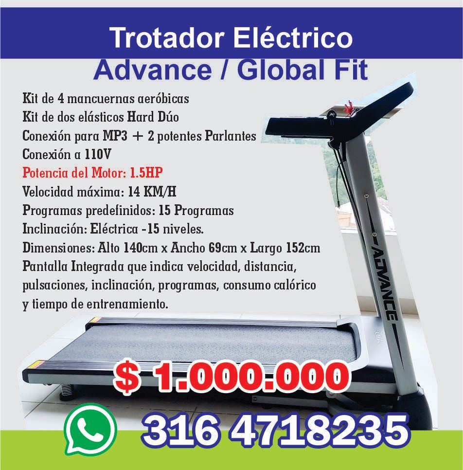 Trotador Electrico Advance Global Fit